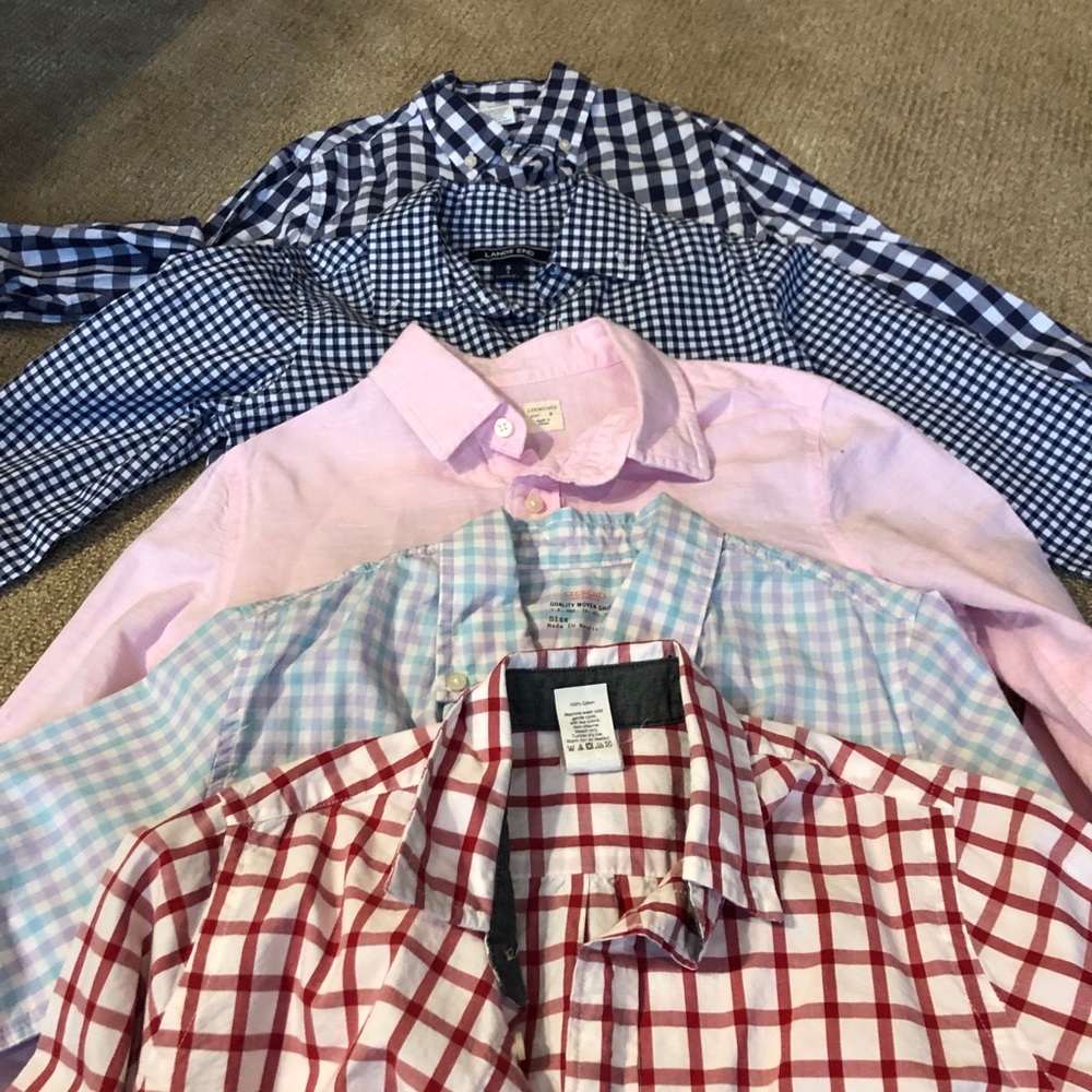 Lot of Boys dress shirts size 8